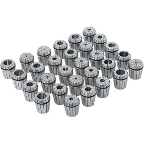 ER40 SPRING COLLET SET 1/8-1 بوصة من الصلب الكربوني الصلب مجموعة كوليت لقيام عمل CNC بتنشيط أدوات مخرطة الطحن 29 PCS in Kuwait