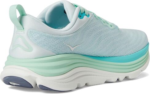 Hoka Women's Gaviota 5 Sneaker ، Snow Melt/Cielo Blue ، 10 in Saudi Arabia