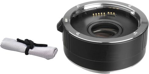 Canon Zoom Telephoto EF 70-300mm f/4-5.6 IS USM 2x Teleconverter (4 Elements) + Nwv Direct Microfiber Cleaning Cloth. in Saudi Arabia