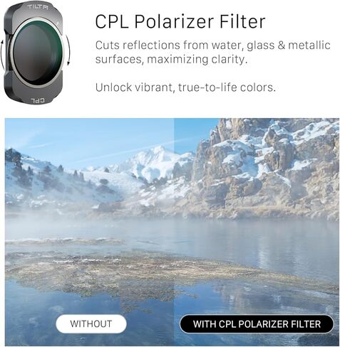 Tilta Ultimate Filter Kit متوافقة مع DJI Osmo Pocket 3 - تشمل الكثافة المحايدة 1.5/1.8/2.1 ، Mist Black 1/4 و 1/2 ، مستقطب دائري | المفاجئة المغناطيسية | الزجاج البصري النحيف للغاية in Saudi Arabia