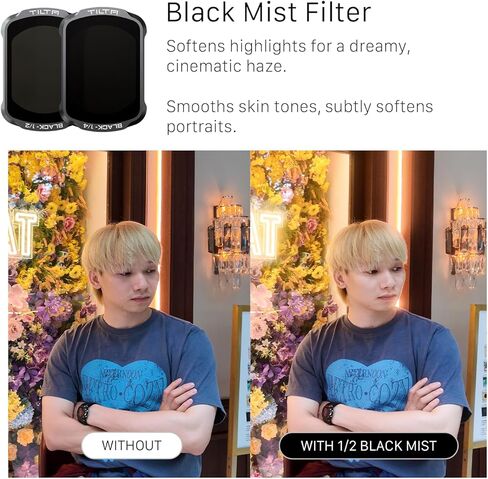 Tilta Ultimate Filter Kit متوافقة مع DJI Osmo Pocket 3 - تشمل الكثافة المحايدة 1.5/1.8/2.1 ، Mist Black 1/4 و 1/2 ، مستقطب دائري | المفاجئة المغناطيسية | الزجاج البصري النحيف للغاية in Saudi Arabia