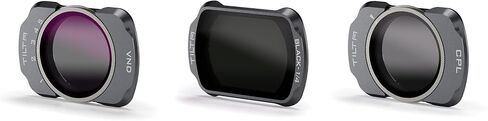 Tilta Ultimate Filter Kit متوافقة مع DJI Osmo Pocket 3 - تشمل الكثافة المحايدة 1.5/1.8/2.1 ، Mist Black 1/4 و 1/2 ، مستقطب دائري | المفاجئة المغناطيسية | الزجاج البصري النحيف للغاية in Saudi Arabia