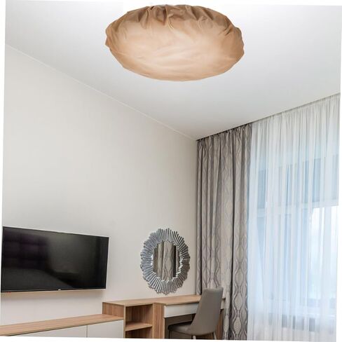 POPETPOP Lamp Shade Diffuser Cover Brown Glare Pendant Light Shade Lamp Light Barrier for Bedroom Living Room Hotel Easy Install Comfortable Soft Lighting in Saudi Arabia