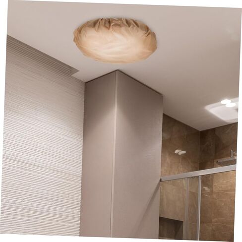 POPETPOP Lamp Shade Diffuser Cover Brown Glare Pendant Light Shade Lamp Light Barrier for Bedroom Living Room Hotel Easy Install Comfortable Soft Lighting in Saudi Arabia