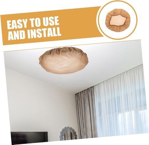Mikikit Light Diffuser مصباح الظل غطاء شنقا قلادة Lampshade حماية العين حماية ناعمة ضوء الحاجز للمصابيح سهلة التثبيت in Saudi Arabia