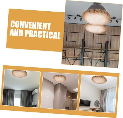 Mikikit Light Diffuser مصباح الظل غطاء شنقا قلادة Lampshade حماية العين حماية ناعمة ضوء الحاجز للمصابيح سهلة التثبيت in Saudi Arabia