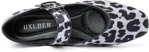 Hxlber Flats for Women Mary Jane Square Toe Ballet Flat Shoes Ankle Strap Dressy Comfortable Slip on Formal Dress Flat Shoes in Kuwait