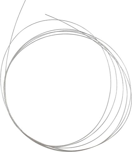 Diamond Wire Saw, 0.25mm x 1 Meters, Cutting Wire Superfine Blade Tool Suitable for Metal Ceramics Diamond Metal Jade Ceramic Tiles Stone Materials with Minimal Loss, Circular Ultra Fine Thickness in Saudi Arabia