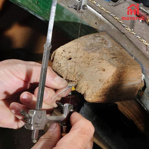 Diamond Wire Saw, 0.25mm x 1 Meters, Cutting Wire Superfine Blade Tool Suitable for Metal Ceramics Diamond Metal Jade Ceramic Tiles Stone Materials with Minimal Loss, Circular Ultra Fine Thickness in Saudi Arabia