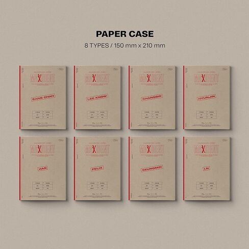 Stray Kids - Mini Album Maxident Case Ver. / فيليكس فير. حالة الورق + photobook r + كلمات الورق + photocard + وحدة ملصق ميني ميني + 2 شارات زر دبوس in Saudi Arabia