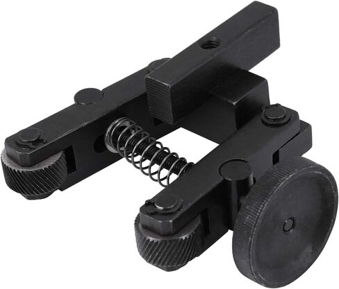 Knurling Tool for Metal Lathe, Linear Knurl Tool, Lathe Adjustable Shank with 4 Wheel, Adjustable Force Spring Action Knurling Tool, for Lathe Machine Quick Change Tool in Saudi Arabia