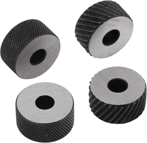 Knurling Tool for Metal Lathe, Linear Knurl Tool, Lathe Adjustable Shank with 4 Wheel, Adjustable Force Spring Action Knurling Tool, for Lathe Machine Quick Change Tool in Saudi Arabia