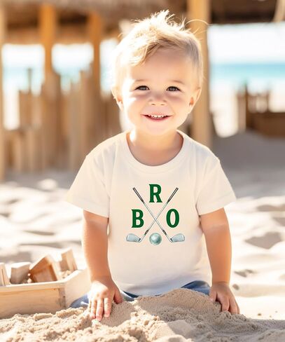 One Golf Sticks Matching Family 1st Birthday Shirts Golf Themed Kids Birthday Party Tee - Sold Individually in Saudi Arabia