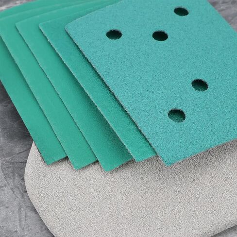 50pcs 3x4inch 6-Hole Assorted Grit Sanding Sheets 80/120/150/180/220 Grit Compatible with Surfprep Compatible with Uneeda Ekasand in Saudi Arabia