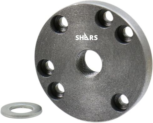 Shars 3" Fully Machined Threaded Back Plate with 3/4 x 16 TPI for 3 or 4 Jaw Lathe Chucks 202-6212 P in Saudi Arabia