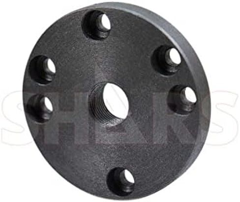 Shars 3" Fully Machined Threaded Back Plate with 3/4 x 16 TPI for 3 or 4 Jaw Lathe Chucks 202-6212 P in Saudi Arabia