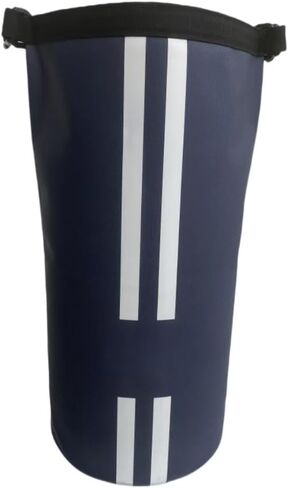 Outdoor Camping Water Bucket, Tent Sandbag with Roll-Top Closure, Black in Saudi Arabia