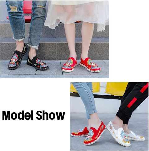 Embroidered Kung Fu Tai Chi Shoes Unisex Black Rubber Sole Martial Art Sports Chinese Traditional Slippers Men and Women in Saudi Arabia