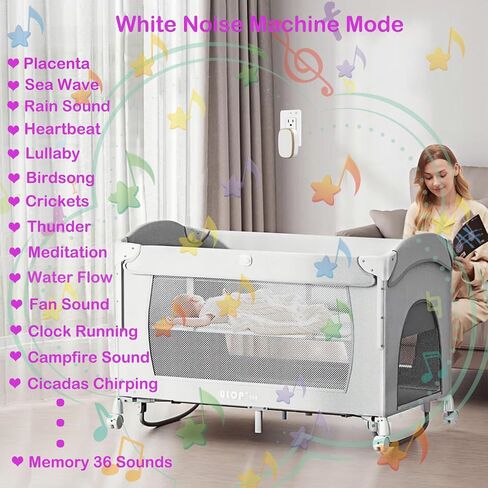 White Noise Sound Machine, 36 Relaxing Sounds Including Natural Soothing Sounds and Sleep Noise, Speaker for Home, Office, Hotel，Toilet，for Portable Travel. (Light White, smal) in Saudi Arabia