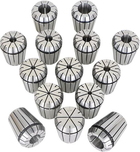 14PCS ER32 1/16 Inch-3/4 Inch Steel Spring Collet Set Fit for CNC Milling Chuck Lathe Tool Holder in Saudi Arabia
