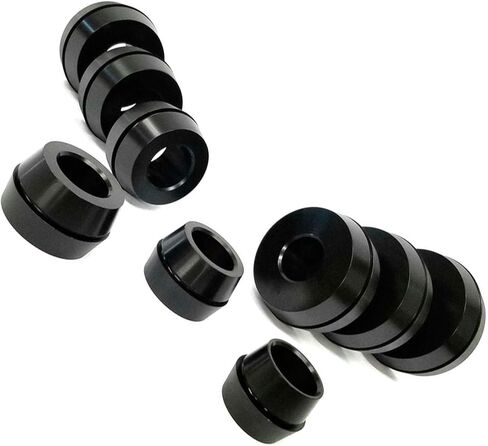 عجلات Balancer 9 قطعة منخفضة التفتت Collet Master مجموعة من موازنات الإطارات مع عمود 40 ملم - مصنوع في الولايات المتحدة الأمريكية in Kuwait