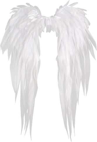 Angel Wings Black 2.3Ft Fairy Wings Costume Accessories for Photo Booth Props Women's Angel Cosplay Princess Stage Show in Kuwait