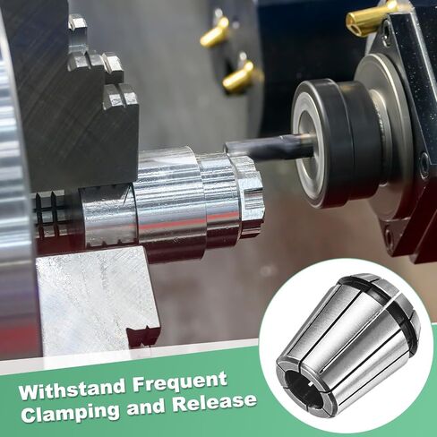 ER32 SPRING COLLET ، 40CR STEEL SPRING COLLET COLLET CLAPPING DIMETER 20MM لآلة MACHING/ MLINGER CNC [Silver ، 1.6x1.3 "/ 40x33mm] in Saudi Arabia