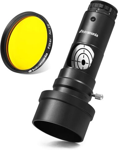 Astromania 2" Color/Planetary Filter for Telescope - #15 Yellow-Orange - Bundle with - 1.25 Inch Laser Collimator with 2 Inch Adapter in Saudi Arabia