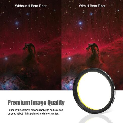 Astromania 2" Color/Planetary Filter for Telescope - #56 Green - Bundle with - 2" Telescope Nebula H-Beta Filter in Saudi Arabia