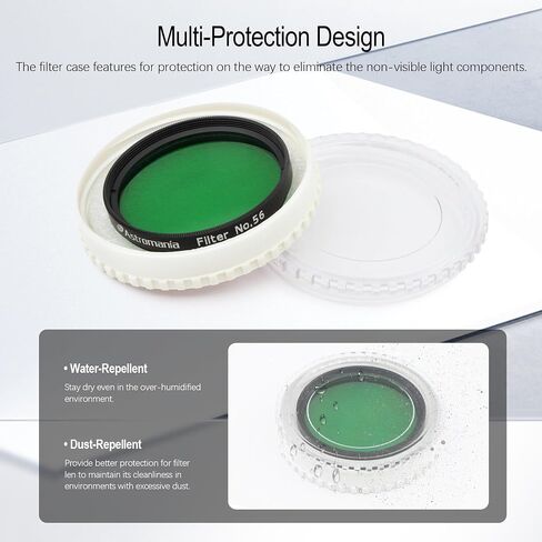 Astromania 2" Color/Planetary Filter for Telescope - #56 Green - Bundle with - 2" Telescope Nebula H-Beta Filter in Saudi Arabia
