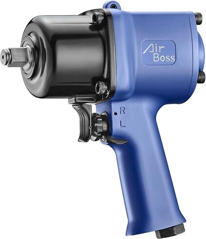 Airboss AW-141P 1/2" Air Impact Wrench, 1,620 ft-lbs Max Torque, Twin Hammer, Magnesium Alloy, High Torque 1/2 Impact Wrench for Lug Nuts, Tire Shop, Automotive Repair & General Fastening in Saudi Arabia