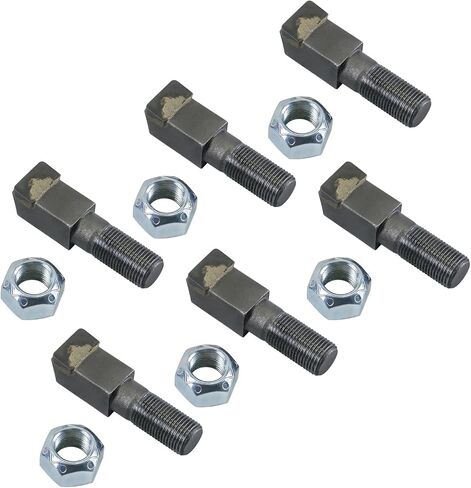 6 Pack 2-7/8"Lx11/16"W with 5/8"-18 Nuts Stump Grinder Teeth Compatible with Woodland Mills WG28 WG24 Stump Grinder Teeth in Saudi Arabia