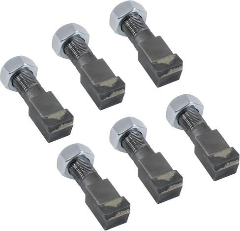 6 Pack 2-7/8"Lx11/16"W with 5/8"-18 Nuts Stump Grinder Teeth Compatible with Woodland Mills WG28 WG24 Stump Grinder Teeth in Saudi Arabia