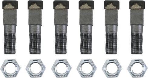 6 Pack 2-7/8"Lx11/16"W with 5/8"-18 Nuts Stump Grinder Teeth Compatible with Woodland Mills WG28 WG24 Stump Grinder Teeth in Saudi Arabia