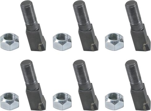 6 Pack 2-7/8"Lx11/16"W with 5/8"-18 Nuts Stump Grinder Teeth Compatible with Woodland Mills WG28 WG24 Stump Grinder Teeth in Saudi Arabia