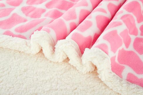Nursery Bed Blankets Newborn Care Soft Receiving Blanket 30" x 40", Warm and Cozy for Baby Carrier Stroller Travel (Pink Ripple) in Kuwait