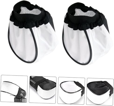 Popetpop Camera Softbox Dunsfuser للتصوير الفوتوغرافي محمولة تملأ الخلاص غطاء العجلة الخفيفة للمواد العاكسة لوزن DSLR وفلاش خارجي للاستوديو والاستخدام في الهواء الطلق in Saudi Arabia