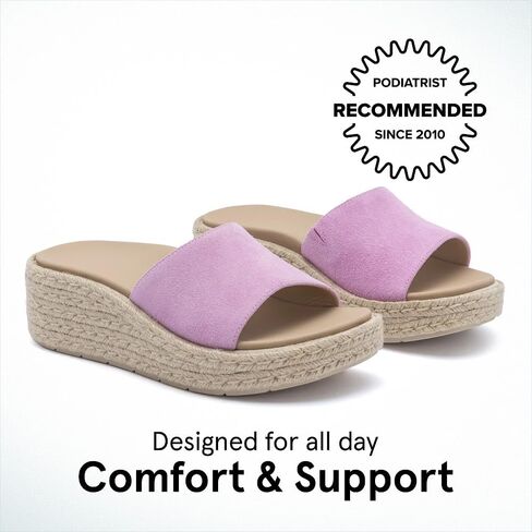 Abeo Solstice Slide Platform Sandals | تنزلق على سيدات النساء | espadrilles للنساء | صندل النساء الأنيق | الأحذية الصيفية للنساء | بنيت في النعال التقويمية in Kuwait