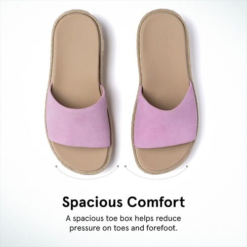 Abeo Solstice Slide Platform Sandals | تنزلق على سيدات النساء | espadrilles للنساء | صندل النساء الأنيق | الأحذية الصيفية للنساء | بنيت في النعال التقويمية in Kuwait