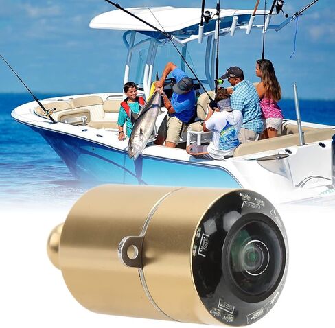Yuyte تحت الماء الكاميرا الكاميرا الكاميرا الكاميرا Fisher الكاميرا مع 340000 بكسل 195 ° زاوية واسعة ضوء الأشعة تحت الحمراء لصيد القوارب DC 5V-28V in Saudi Arabia