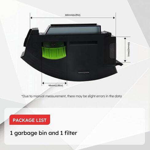 4624868 Dust Bin Box Replacement Compatible for IRobot Roomba e/i Series i7 e5 e6 i1 i3 i4 i6 i7+ i8 J7 Parts (4624868) in Saudi Arabia