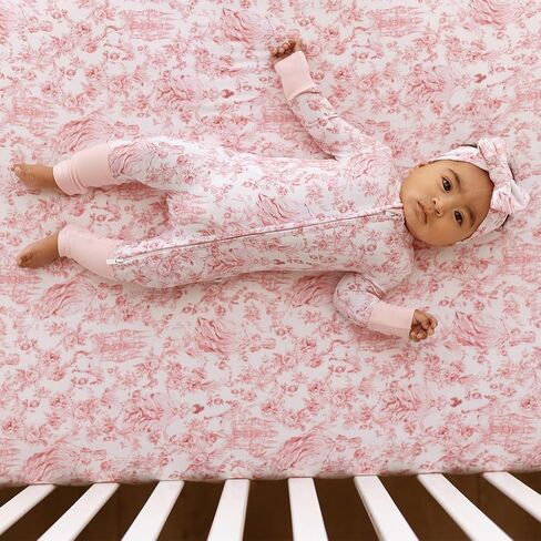 Posh Peanut Baby Crib Sheets for Boys & Girls - Viscose from Bamboo Crib Sheets for Standard Baby Mattresses (52" X 28" X 9") Emmilene in Saudi Arabia