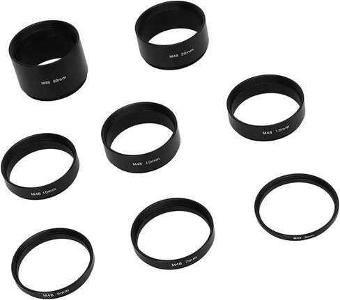 أنبوب امتداد الطول Yunir M48 ، 8pcs الفلكية تلسكوب التصوير الفوتوغرافي مجموعة الألومنيوم المعد in Saudi Arabia