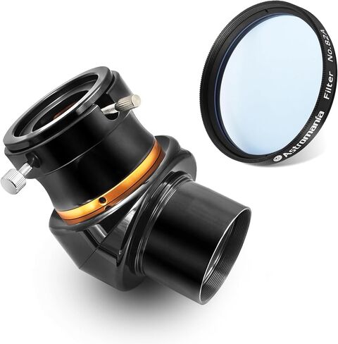 Astromania 2" Color/Planetary Filter for Telescope - #82A Light Blue - Bundle with - 2 inch Diagonal 45-Degree Erect-Image Prism in Saudi Arabia