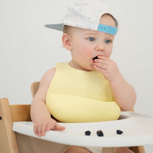 Magnetic Silicone Bibs 2-Pack Waterproof, Dishwasher Safe, BPA Free Food-Grade, Baby Feeding Bib in Saudi Arabia