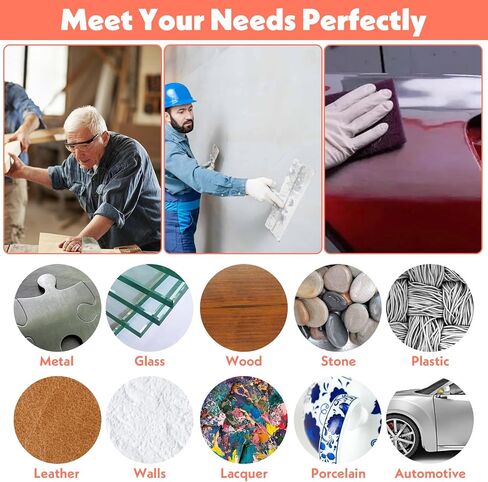 12 PCS Sandpaper Variety Pack, Assorted Wet Sanding Papers Automotive Wet Dry Sand Paper Assortment 120-3000 High Grit, Sandpaper Sheets with 3 Finger Cots for Wood Metal Sanding 9.06 x 3.62'' in Saudi Arabia