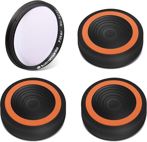 Astromania 2" Color/Planetary Filter for Telescope - #AC54 - Bundle with - Anti-Vibration Pads for Telescope Mount & Camera Tripod in Saudi Arabia