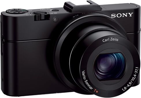 Sony DSCRX100M2/B 20.2 MP Cyber-shot Digital Still Camera (Black) (Renewed) in Saudi Arabia