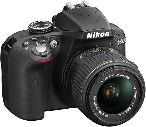 Nikon D3300 Digital SLR Camera Body فقط - Black (24.2mp) 3.0 بوصة LCD (متجدد) in Saudi Arabia