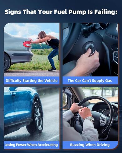 ECCPP Electric Fuel Pump Module Assembly w/Sending Unit Replacement for Dodge Magnum Charger Challenge for Chrysler 300 V6 2.7L 3.5L V8-5.7L E7241M in Kuwait